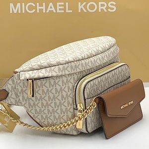 MICHAEL KORS
Maisie Large 2-in-1 Waistpack Fannypack
Crossbody VANILLA/ LUGGAGE